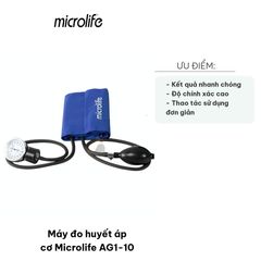 Máy Đo Huyết Áp Cơ Microlife AG1-10 - Thiết Bị Kiểm Tra Sức Khỏe Tại Nhà Chính Xác, Dễ Sử Dụng, Dải Đo 0-300 mmHg