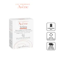 Xà Bông Tắm Rửa Mặt Avène TriXera Nutrition Cold Cream 100g cho Da Khô Nhạy Cảm - Làm Sạch Dịu Nhẹ và Dưỡng Ẩm Tối Ưu