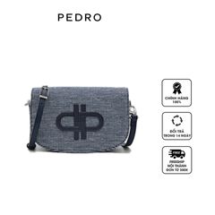 Túi xách Pedro Icon Fabric Shoulder Bag PW2-75210151-5 Navy