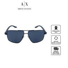 Kính mát Armani Exchange Gradient Blue Pilot Men's Sunglasses AX2037S 609580 60