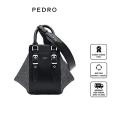 Túi xách Pedro Mara Geometric Handbag Black PW2-55210041