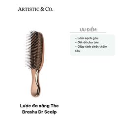 Lược Đa Năng The Brashu Dr Scalp - Lược Massage Tóc Chăm Sóc Da Đầu, Làm Sạch Gàu, Kích Thích Phát Triển Nang Tóc