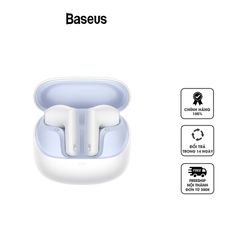 Tai Nghe Không Dây Baseus Bowie M3 - True Wireless Earphones, Âm Thanh Bass Sâu, Kết Nối Bluetooth 5.3, Thiết Kế Ergonomic, Sạc Nhanh, Màu Trắng/Xanh