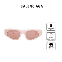 Kính mát nữ Balenciaga Red Cat Eye Ladies Sunglasses BB0095S 003 53