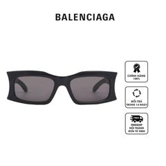 Kính mát Balenciaga Grey Rectangular Unisex Sunglasses BB0291S 001 58