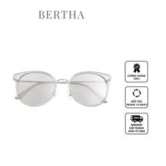 Kính mắt nữ Bertha Ladies Multi-Color Cat Eye Sunglasses BRSBR040GY