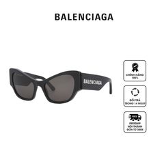 Kính mát nữ Balenciaga Grey Cat Eye Ladies Sunglasses BB0259S 001 58