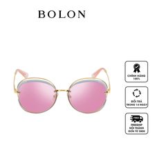 Kính mắt nữ Bolon Joy Violet Butterfly Ladies Sunglasses BL7052 B62 59