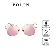 Kính mắt nữ Bolon Light Pink Oval Ladies Sunglasses BL7056 B91