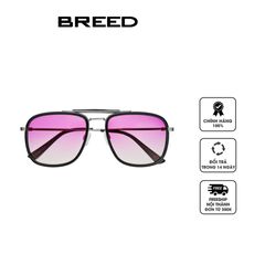 Kính mắt nam Breed Men's Black Pilot Sunglasses BSG068C5