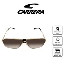 Kính mát Carrera Brown Gradient Navigator Men's Sunglasses CARRERA 1018/S 0J5G/HA 63