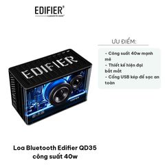 Loa Bluetooth Edifier QD35 40W - Thiết kế hiện đại, âm thanh chất lượng cao, phù hợp với không gian sống và làm việc