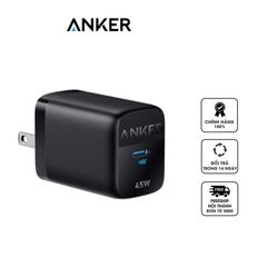 Củ sạc nhanh Anker USB-C 313 45W PPS 2.0 PD QC 3.0 A2643