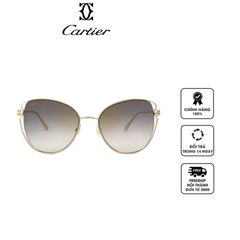 Kính mắt Cartier Gold Flash Grey Butterfly Ladies CT0236S 001 57