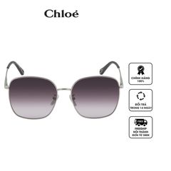 Kính mát nữ Chloe Grey Square Ladies Sunglasses CH0076SK 003 58