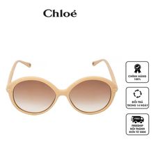 Kính mát nữ Chloe Brown Round Ladies Sunglasses CH0002S 002 58