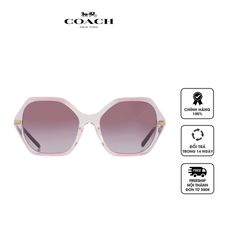 Kính mát nữ Coach Purple Gradient Geometric Ladies Sunglasses HC8315 56418H 57