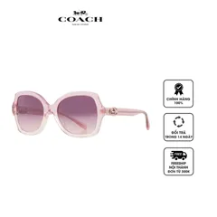 Kính mát nữ Coach Purple Pink Gradient Butterfly Ladies Sunglasses HC8295 57387W 56