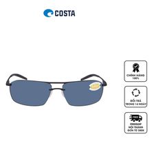 Kính mát nam Costa Del Mar SKIMMER Gray Polarized Polycarbonate Men's Sunglasses SKM 11 OGP 62