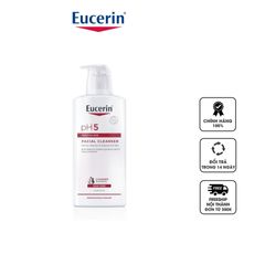 Sữa rửa mặt Eucerin pH5 hỗ trợ làm sạch dịu nhẹ cho da nhạy cảm