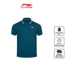 Áo polo thể thao nam Li-Ning APLT227-1 màu xanh ngọc