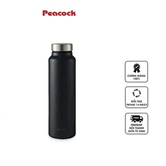 Bình Giữ Nhiệt Chân Không Peacock AKY-80 800ml - Thiết Kế Nhỏ Gọn, Giữ Nóng, Giữ Lạnh Lâu, Nắp Xoắn Chắc Chắn
