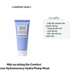 Mặt Nạ Dưỡng Ẩm Comfort Zone Hydramemory Hydra Plump - Cấp Ẩm Sâu, Làm Da Căng Mịn, Thư Giãn, 60ml