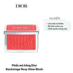 Phấn má hồng Dior Backstage Rosy Glow Blush 4.4g - Lên màu tự nhiên, phù hợp cho trang điểm hàng ngày, tôn da khỏe mạnh, dễ sử dụng