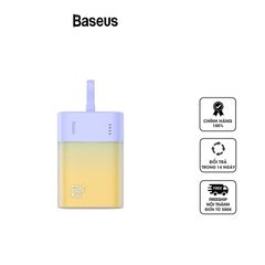 Pin Dự Phòng Sạc Nhanh Baseus Popsicle 5200mAh 20W - Thiết Kế Nhỏ Gọn, Sạc Nhanh Cho Điện Thoại, Máy Tính Bảng, Tai Nghe không Dây