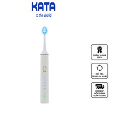 Bàn Chải Đánh Răng Điện Kata WT001 Sạc Không Dây - Công Nghệ Đèn LED 8 Tia Xanh Làm Trắng Răng, Chống Nước IPX7, 5 Chế Độ Sử Dụng