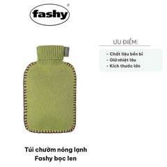 Túi Chườm Nóng Lạnh Fashy Bọc Len - Giúp Giảm Đau Nhức, Giữ Nhiệt Từ -20°C Đến 90°C, An Toàn Cho Trẻ Em, 2 Lít, Đẹp Thiết Kế Mềm Mại