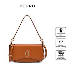 Túi xách Pedro Studio Rift Leather Shoulder Bag PW2-76390084-2 Orange