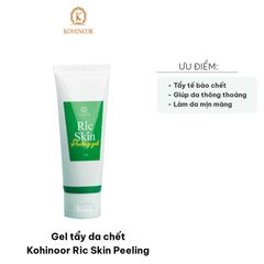 Gel tẩy da chết Kohinoor Ric Skin Peeling 50g - Sản phẩm tẩy da chết lành tính, giúp da mịn màng và thông thoáng lỗ chân lông.