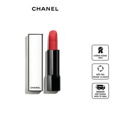 Son Chanel Rouge Allure Velvet Nuit Blanche 00:00 màu đỏ