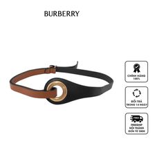 Thắt lưng Burberry Grommet Detail Lambskin Waist Belt InTan/Black 8008203