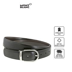 Thắt lưng nam Montblanc Reversible Black/Brown Leather Belt 128135