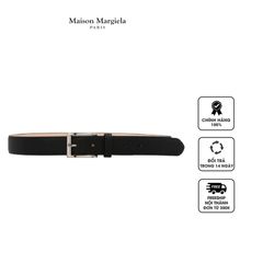 Thắt lưng nữ Maison Margiela Black Leather Adjustable Belt