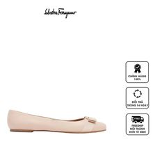 Giày búp bê Salvatore Ferragamo Varina Ballet Flats 01A181 757566 màu hồng nhạt