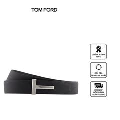 Thắt lưng nam Tom Ford Soft Grain Leather Icon T Reversible Belt TB178LCL236S3LN01