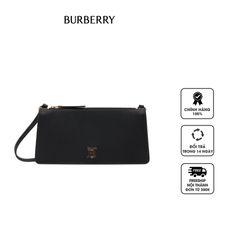 Túi đeo vai nữ Burberry Black Mini TB màu đen