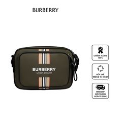 Túi nam Burberry Logo And Icon Stripe Print Econyl Crossbody Bag