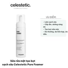 Sữa Rửa Mặt Tạo Bọt Sạch Sâu Celestetic Pure Foamer - Bọt Mịn, Cấp ẩm, Phù Hợp Với Da Nhạy Cảm 200ml