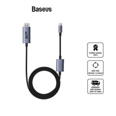 Cáp chuyển đổi Baseus 1.5m Type-C sang DP 8K với PD 100W - Kết nối màn hình độ phân giải cao hiệu suất tối ưu