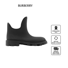 Giày boots nam Burberry Rubber Marsh Low Boots 80746031 Black