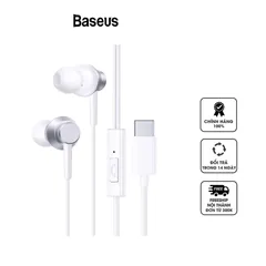 Tai nghe Baseus Encok CZ11 Wired Earphones Type-C - Âm thanh sống động, thiết kế hiện đại, tích hợp microphone, trải nghiệm nghe tuyệt vời
