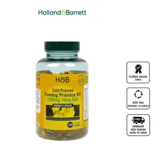 Tinh dầu hoa anh thảo Holland & Barrett Cold Pressed Evening Primrose Oil 1000mg