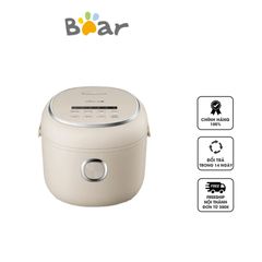 Nồi Cơm Điện Đa Năng Bear DFB-P20H1 2L - Nấu Nhanh, Hẹn Giờ Thông Minh, Tiết Kiệm Điện, Chất Liệu Cao Cấp, Phù Hợp Gia Đình 2-4 Người