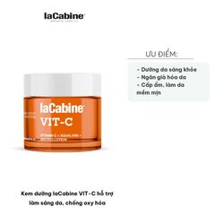 Kem Dưỡng LaCabine VIT-C 50ml - Chống Oxy Hóa, Làm Sáng Da, Dưỡng Ẩm Hiệu Quả, Phù Hợp Mọi Loại Da