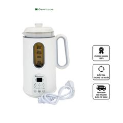Máy làm sữa hạt Gemhaus GH110 Pro 1000ml - 8 chế độ xay nhuyễn, cối thủy tinh, dễ sử dụng - Sữa hạt thơm ngon cho gia đình