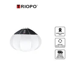 Softbox cầu Triopo 65cm KS65 ngàm Bowen - Thiết bị chiếu sáng chuyên nghiệp, gấp gọn, che phủ ánh sáng 360 độ, phù hợp với nhiều loại đèn.